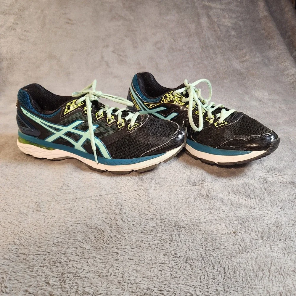 Asics Shoes Mens 11.5 Blue GT-2000 4‎ V4 Running Sneakers Trainers PureGel T656N